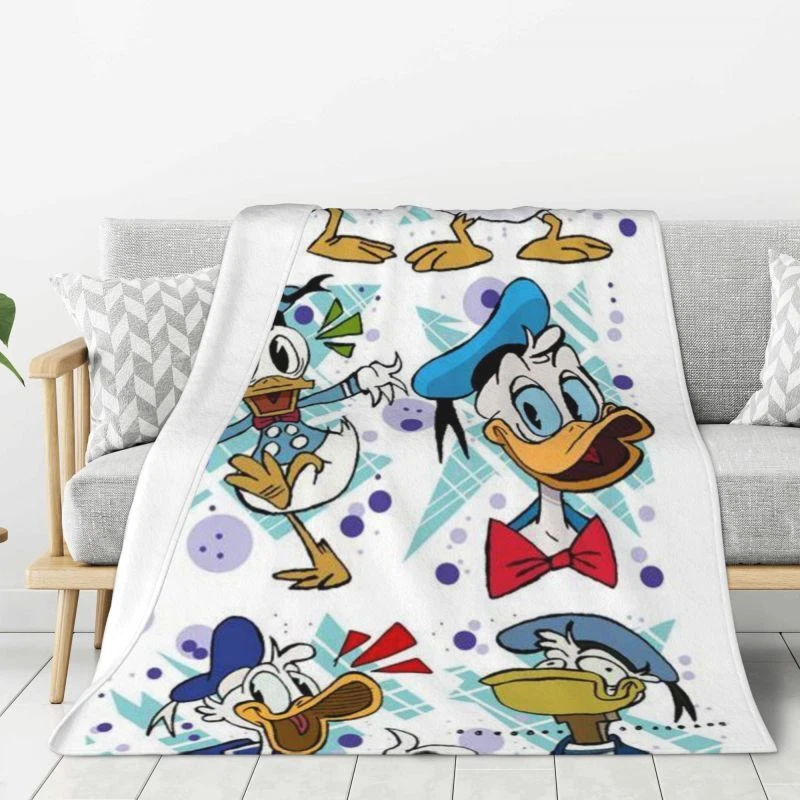 Disney Mickey Halloween Flannel Blanket Kawaii Spooky Cute Lightweight Throw