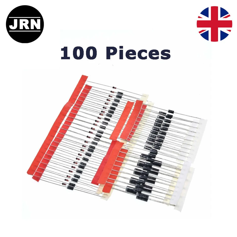 100PCS Schottky Diode 1N4148 1N4007 1N5819 1N5399 FR107 FR207 1N5408 1N5822 UK
