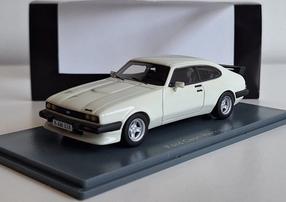 Ford England Capri MKIII Turbo Coupe 1981 White 1:43 Neo 43328 EXTREMELY RARE!! - Image 2 of 4