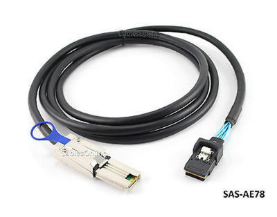 78'' External SAS (SFF-8088) M to Internal Mini SAS (SFF-8087) M Round Cable