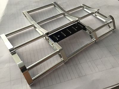 Aluminum Front Animal Bumper Guard for RC Tamiya 1:14 Tractor Truck Car Silver 