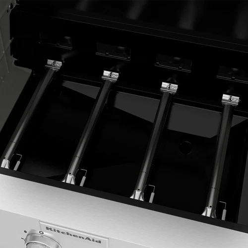 KitchenAid Edelstahl-Gasgrill mit Seitenbrenner (inkl. Abdeckhaube) | Standgrill - Bild 6 von 12
