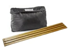 Used Good Skeeta-Tent, Mesh Insect Net With 4 Wood Poles Included *mocinc.1982*