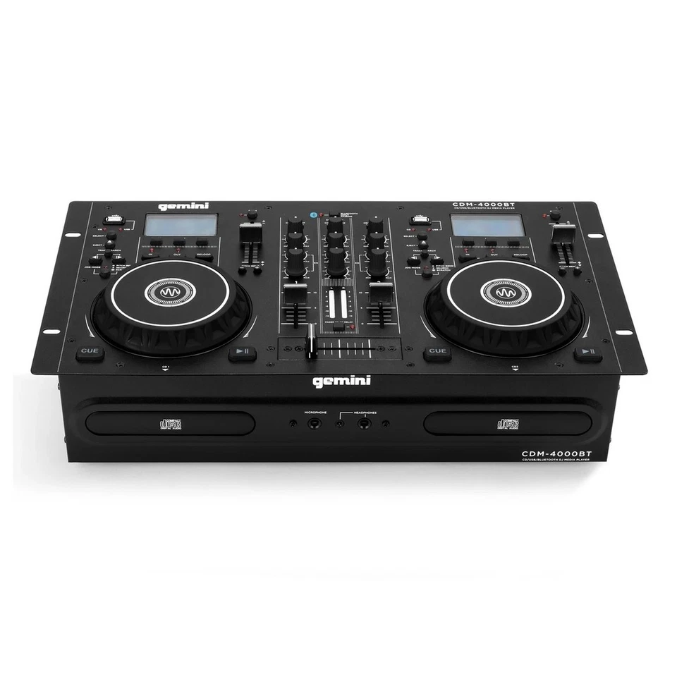 Gemini CDM-4000BT Dual CD Mixer combo with Bluetooth - Image 4 of 4