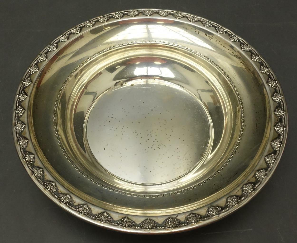 Sterling silver REED & BARTON X458 Tara 10" bowl 300g
