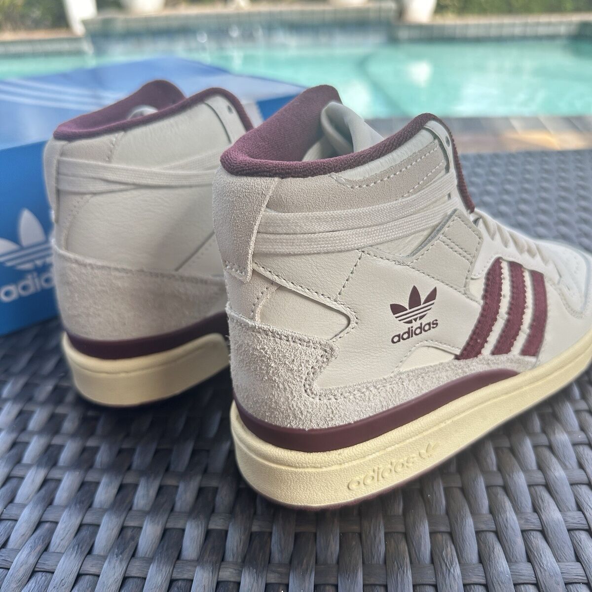Adidas Forum 84 High Shadow Red Women's Athletic Shoes Adidas Forum 84 High Shadow Red Women's Athletic Shoes