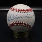 Red Schoendienst Signed Rawlings ONL Baseball Cardinals Autograph ZJ23105