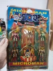 Vintage Bootleg Microman Diaclone chrome set of 5
