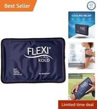 Flexible Gel Cold Pack for Injuries - 7.5” x 11.5” Reusable Pain Relief Solution