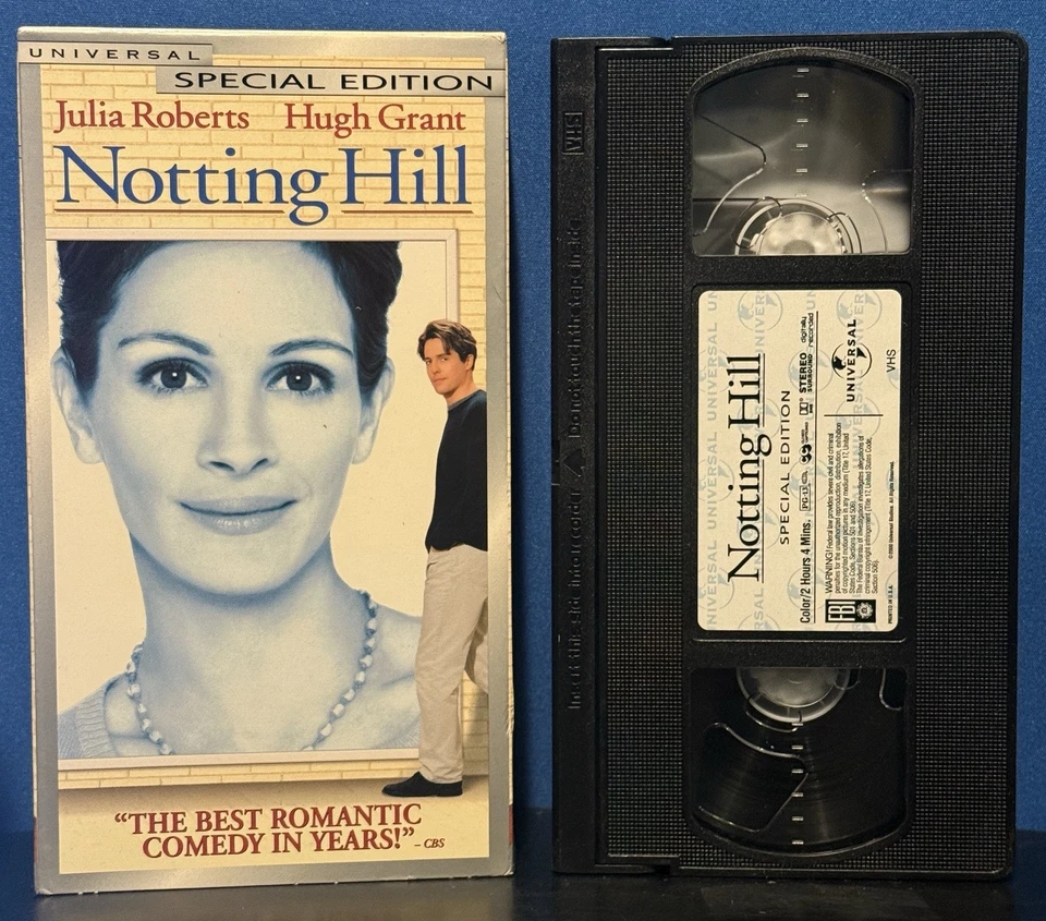 Notting Hill VHS 2000 Julia Roberts Hugh Grant **Buy 2 Get 2 Free** - Image 2 of 3