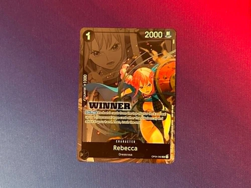 Rebecca OP04-092 Winner Pack 2025 Alt Art - One Piece TCG English Card LP Vol. 2