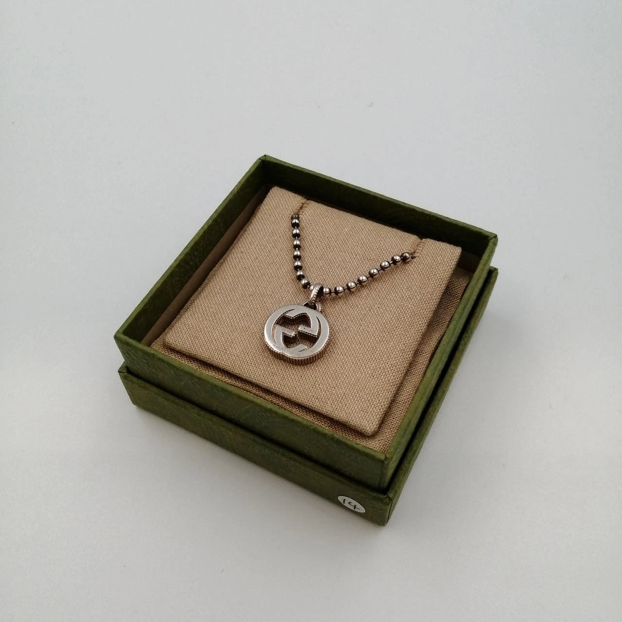 Collana GUCCI G ad incastro argento