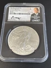 2020 W Burnished Silver Eagle Mint Director's Series NGC FDOI MS70 Moy Signed
