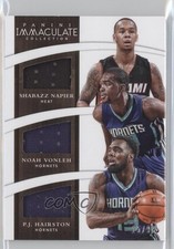 2014-15 Immaculate Trio Relics 15/99 Shabazz Napier Noah Vonleh PJ Hairston 9ih