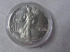 1987 SILVER  WALKING  LIBERTY 1oz Fine Silver, 1 Dollar