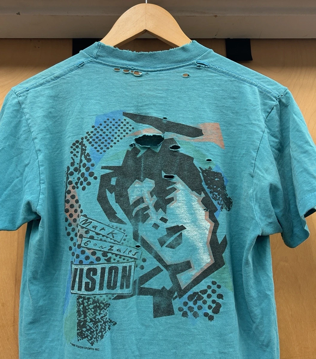 Vision Street Wear Cotton Short Sleeve T-Shirts for Men for sale