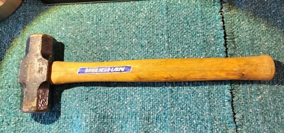 Vintage Vaughan SDF40, 2-1/2 Lbs. Blacksmith Hammer, Hardwood Handle! USA Made!
