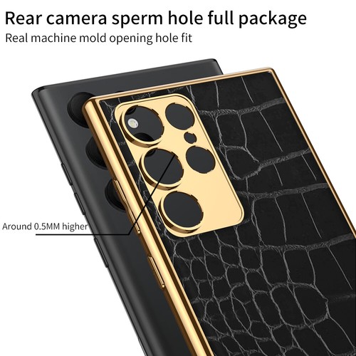 GKK Shockproof Crocodile Pattern Leather Case For Samsung Galaxy S23 Ultra S23+ - Picture 7 of 17