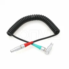 Timecode Cable Straight 5 Pin to Right Angle 5 Pin for Lockit ARRI Alexa SD 664