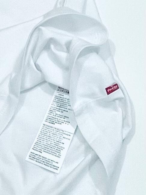 Levi's Men’s Crew Neck T-shirt (White/Logo) RRP £35 image 10