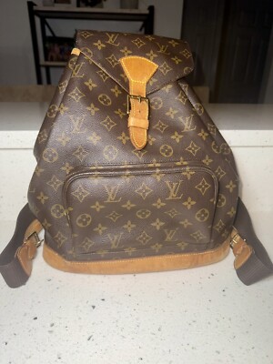Louis Vuitton Monogram Montsouris GM Backpack 1999 LOUIS VUITTON 1999 Montsouris Monogram Backpack – Fashion  main image 4