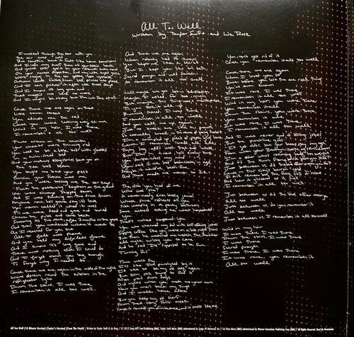 Taylor Swift - Red (Taylor's Version) - 4LPs - 45 RPM - Brand New/Sealed Vinyl - Imagen 15 de 16