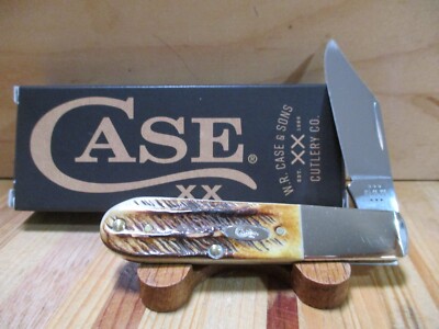 NIB Case USA Bone Stag Single Blade Barlow 6.51009 1/2 Pocketknife (2024) -65339