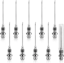 10 pack Grease Injector Needle 18 Gauge Nozzle Bearing Sealed Joint Dispenser