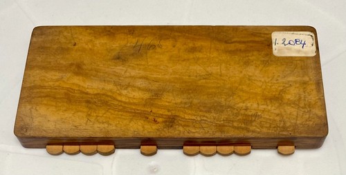 ANTIKER BEZIQUE HOLZSCORER MARKER / KARTENSPIEL 5,7" (L) - c1880 gut oder v/g + - Bild 4 von 6