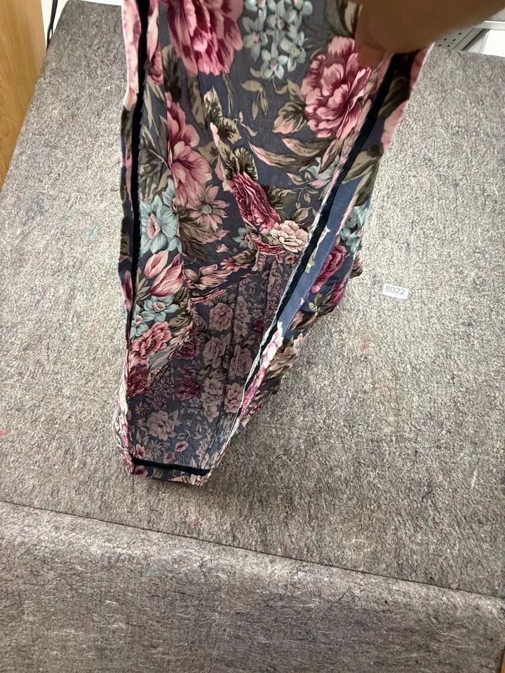 Maxi Falda BALENCIAGA Paris Bolsillos Florales RN63226 Talla 10 Foto 3 de 4