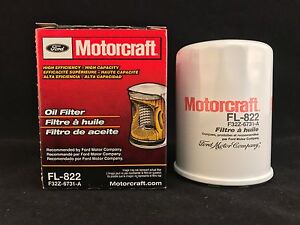 Motorcraft Oil Filter Chart