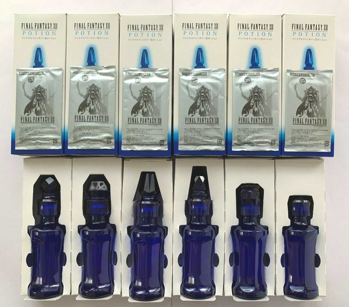 Final Fantasy XII Potion Empty Set of 6 Premium Complete Final Fantasy XII Potion Empty Set of 6 Premium Complete