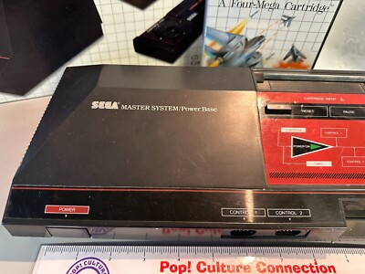 1988 Sega Master System Console In The Box With Game Clean Inv