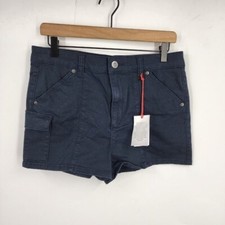 BDG Urban Outfitters Women's Cargo Hot Pants In Navy Size S NWT