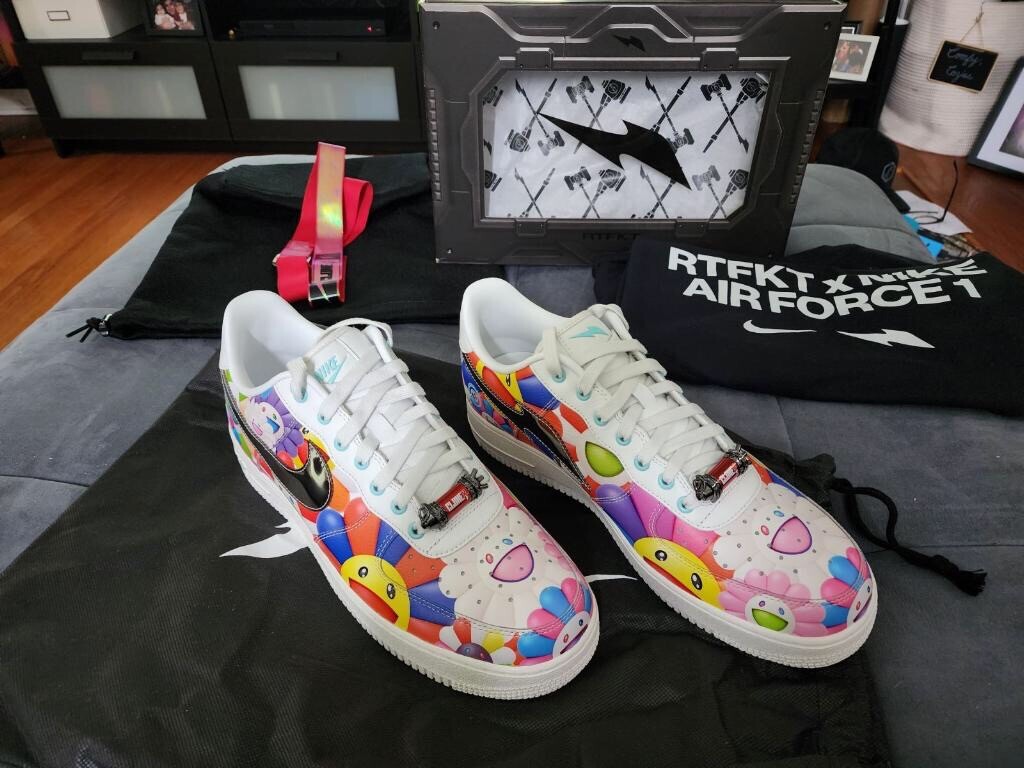 RTFKT x Nike Air Force 1 - Murakami Drip 10.5 - IN HAND RTFKT x Nike Air Force 1 - Murakami Drip 10.5 - IN HAND