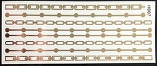 Once Temporary Flash Tattoo Classic Gold 7 Pieces Bracelet Necklace Foot New H7