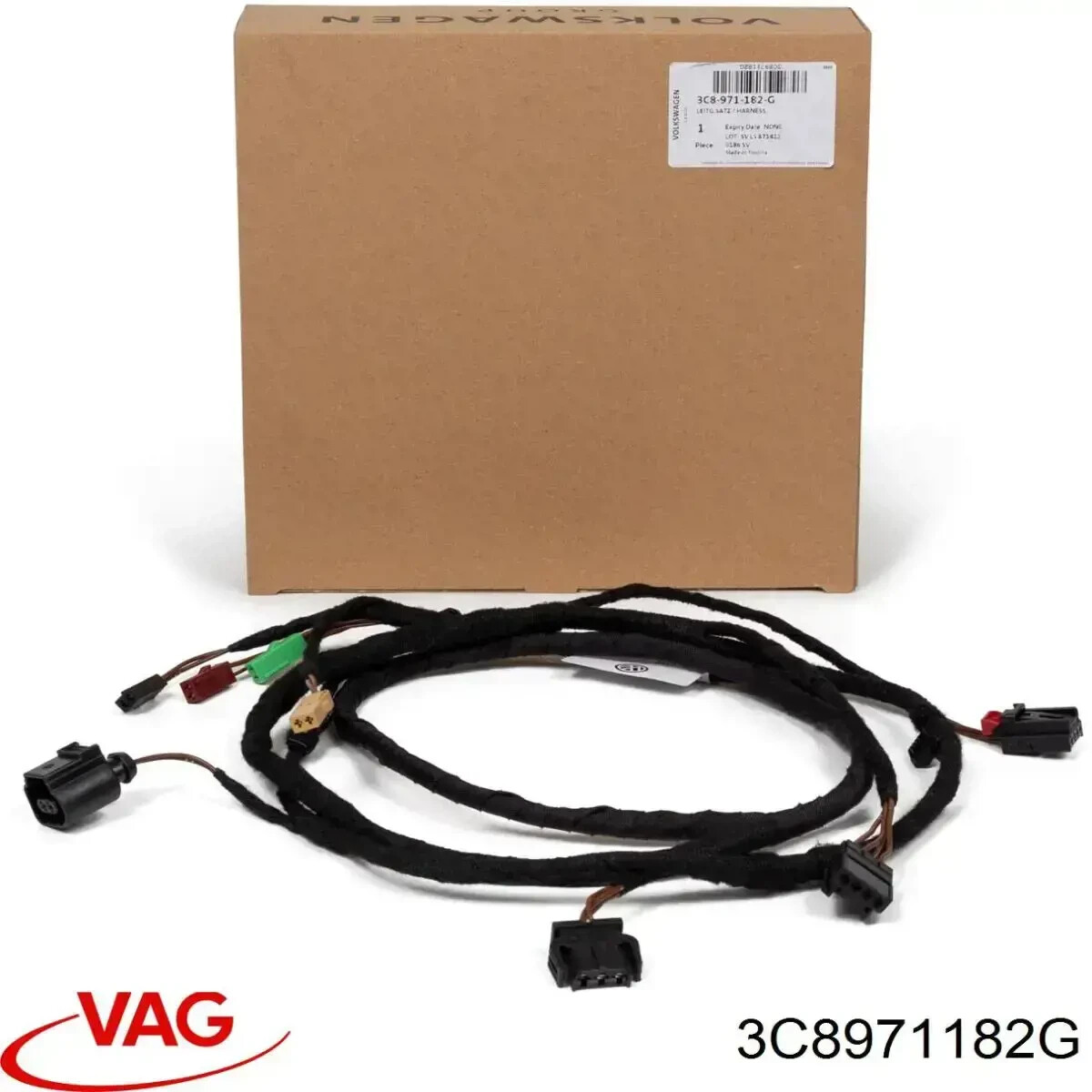 VW CC REAR TAIL LIGHT TRUNK WIRING HARNESS 3C8971182G NEW | eBay