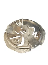 Joseph Girtner One Of A Kind Sterling Silver Pin Famous CA Damascus Knife Maker