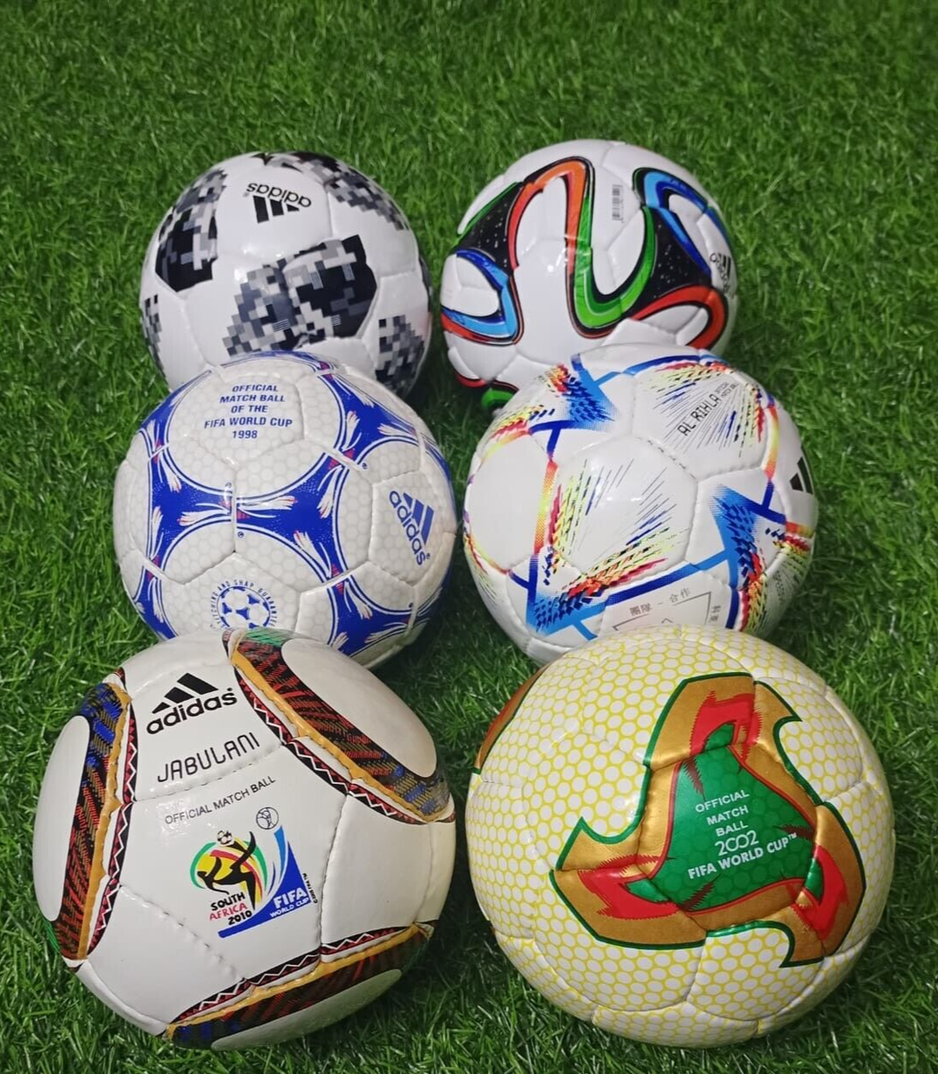 Adidas 6X Jabulani/Tricolor/Fevernova/Brazuca/Talstar/Rihla