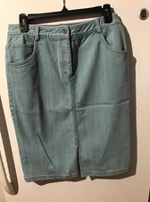 Doncaster hellblau Jeansrock Größe 6