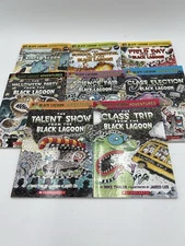 BLACK LAGOON Adventures CHILDREN BOOK LOT Of 8 chapter Scholastic 1-7 & 13