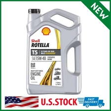Shell Rotella T5 Synthetic Blend 15W-40 Diesel Motor Oil (1-Gallon, Single-Pack)