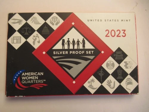 2023 US Mint Silver Quarter Proof Set, 5 coins (.999 fine) American Women Series