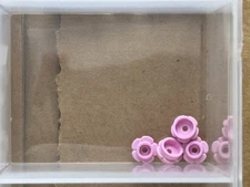 LEGO Parts - Bright Pink Plate, Round 1 x 1 Flower Edge - No 24866 - QTY 5