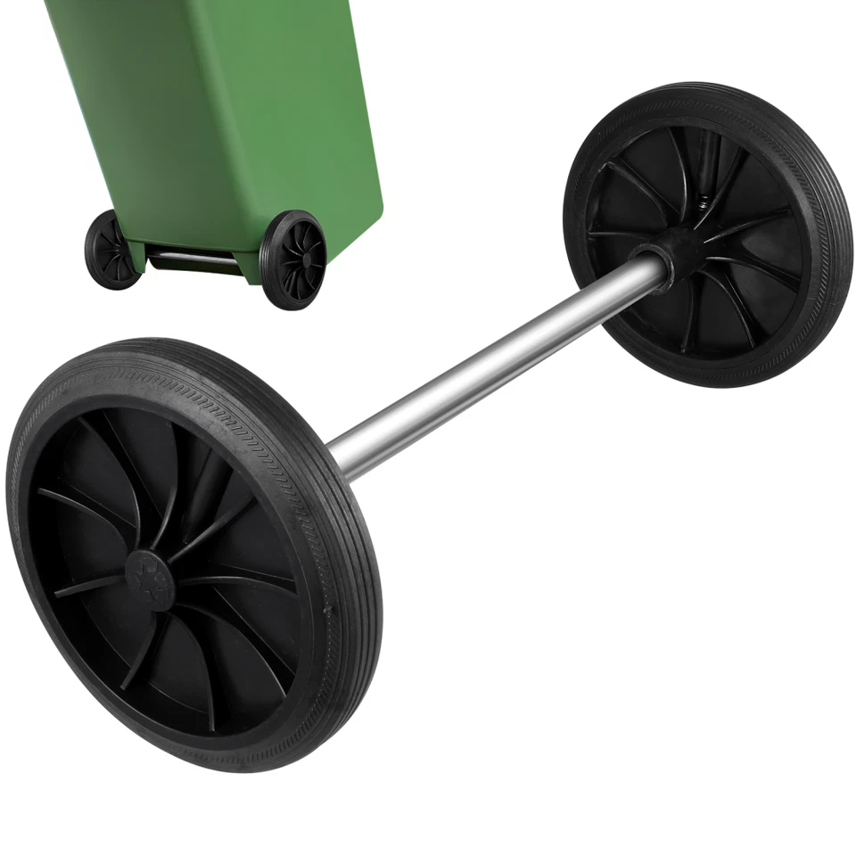 1 Set Gummi Räder Mülleimer Pulley Mülleimer Räder mit Hohlwelle - Bild 4 von 4