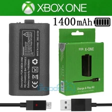 For Microsoft Xbox Play New 1400mAh Rechargeable Battery USB-C Cable Kit Series