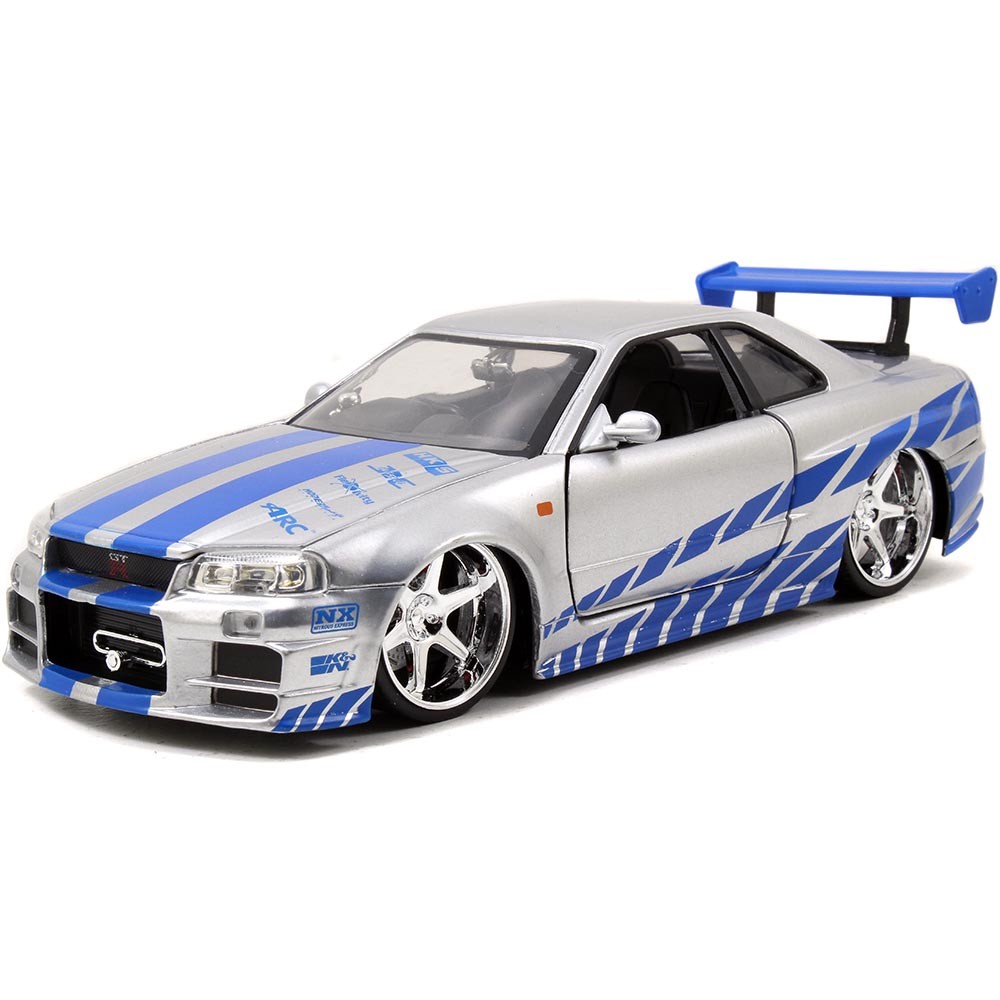レア HW 日産スカイラインGT-R BNR34 Fast & Furious Hot Wheels Fast & Furious Nissan Skyline R34 Car for sale