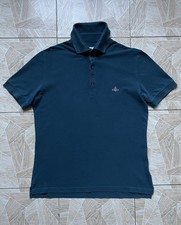 Vivienne Westwood Man s Polo Shirt XL Green 100 Cotton Orb Logo Designer Italy