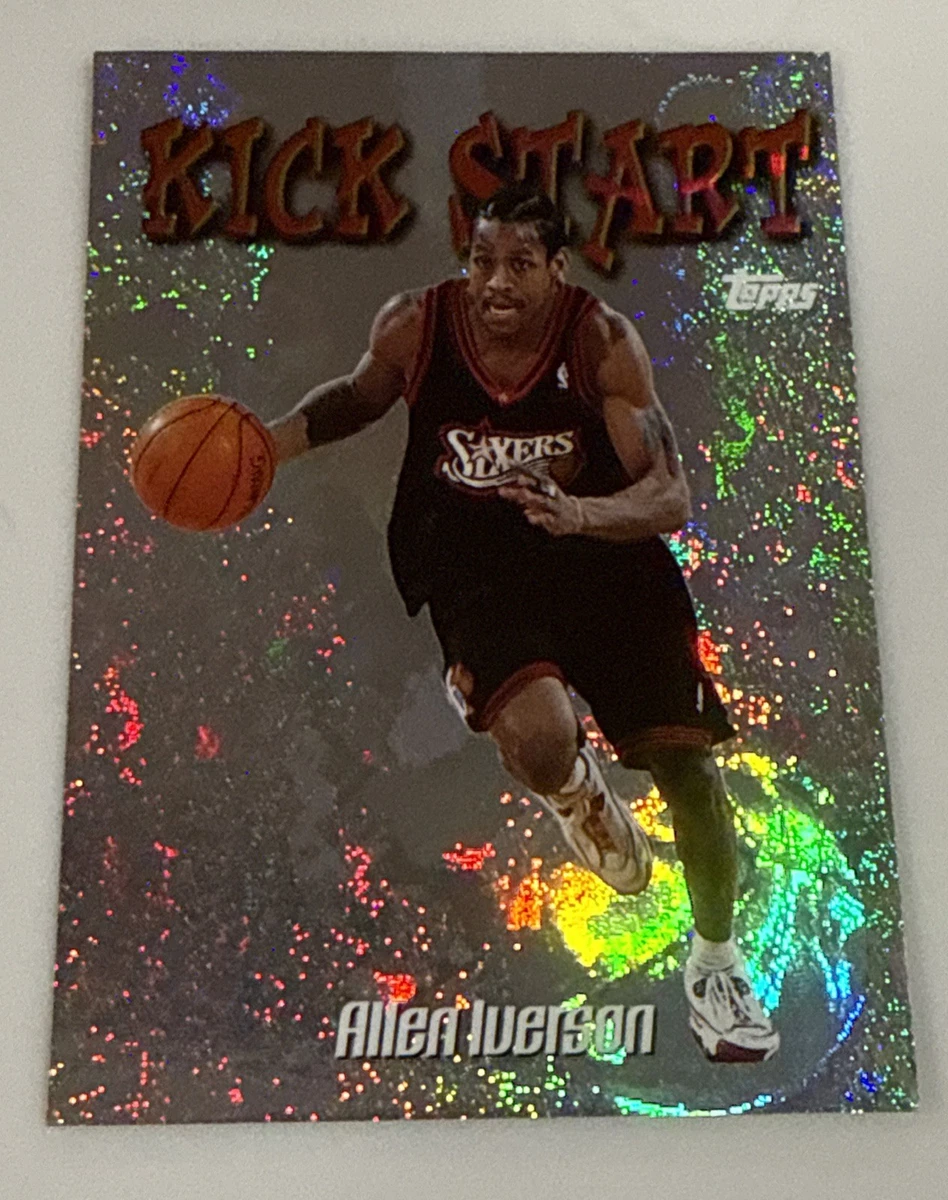 1998/99 Topps ALLEN IVERSON “Kick Start” RAINBOW HOLO FOIL #KS5