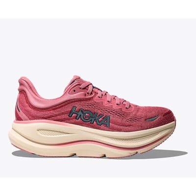 Hoka Bondi 9 Women lingonberry cranberry Laufschuhe Joggingschuhe Damen